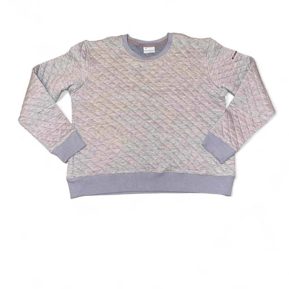 Columbia Lodge Women’s Quilted Crewneck Sweater, size L